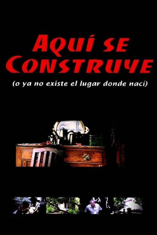 Poster for Under Construction (Or The Place Where I Was Born No Longer Exists)