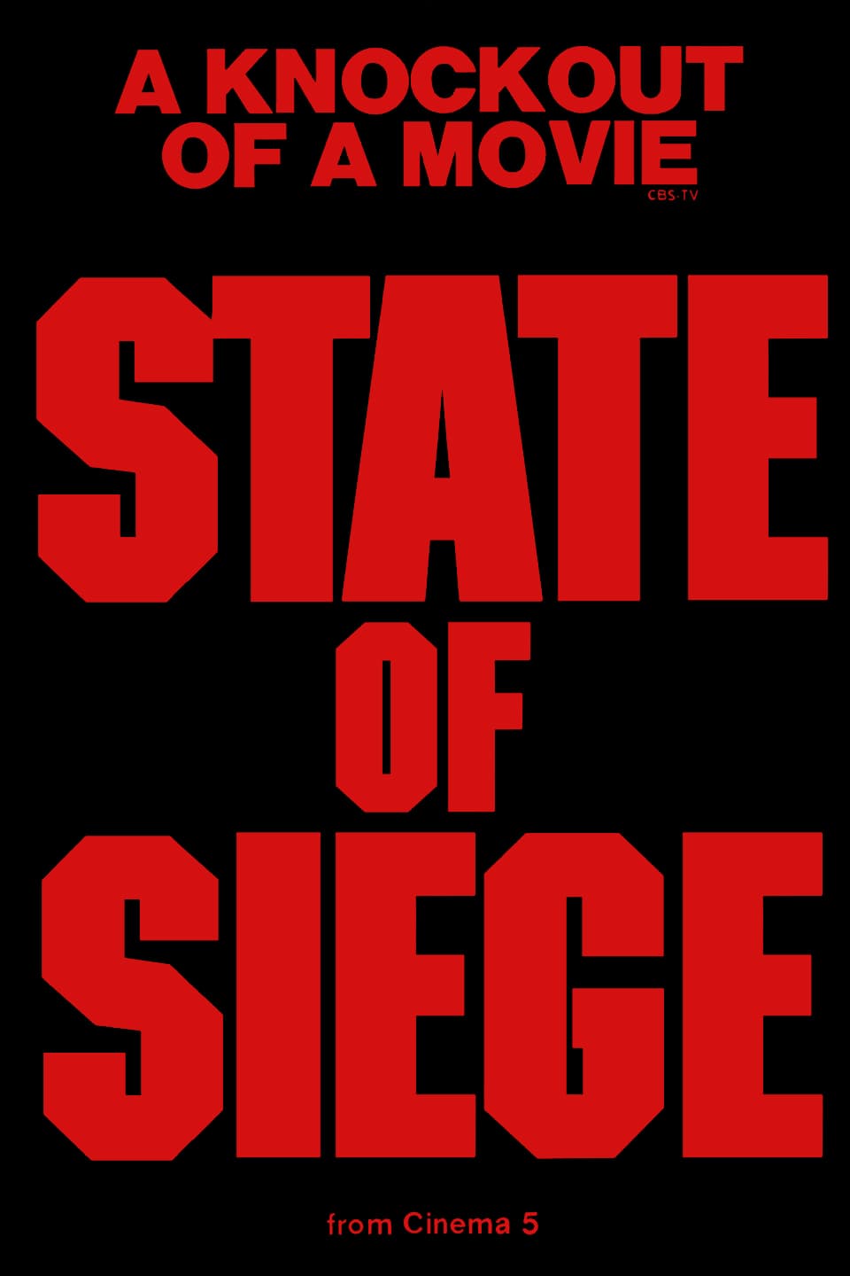 Poster for State of Siege